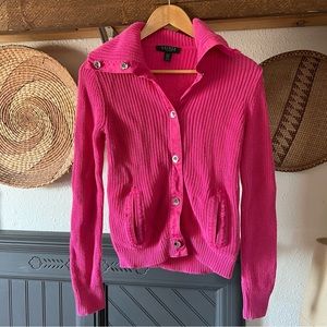 ☀️ Ralph Lauren pink petite small sweater